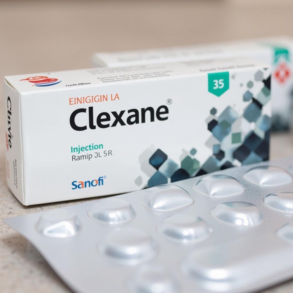 Clexane injection packaging and branding