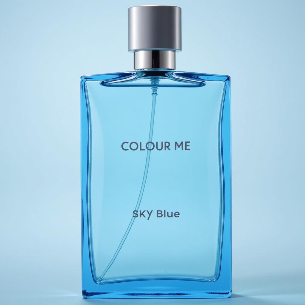 Colour Me Sky Blue Perfume Bottle