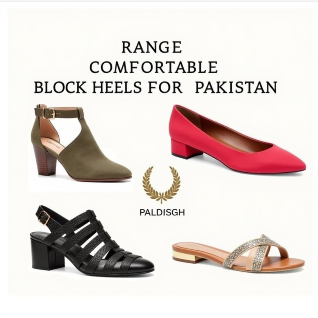 Comfortable Block Heels in Pakistan