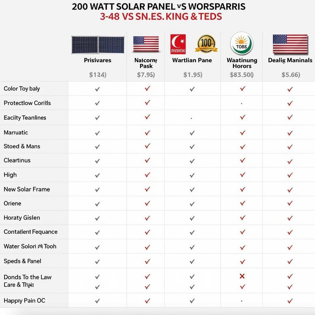 Comparing 200 Watt Solar Panel Brands