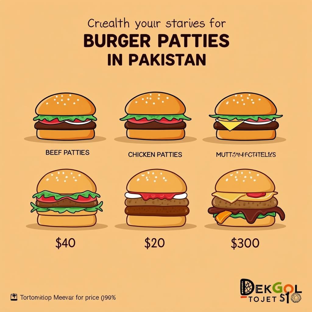 Side-by-Side Comparison of Burger Patty Prices in Pakistan