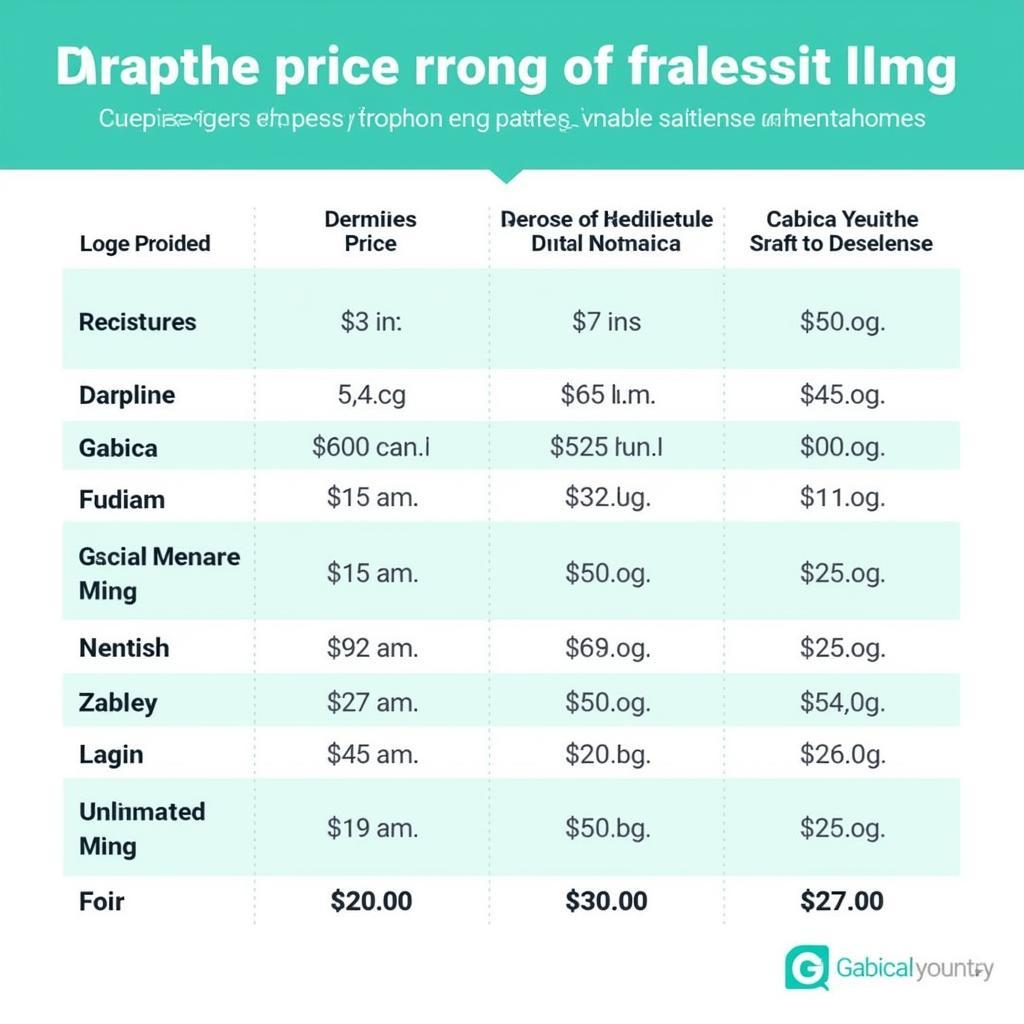 Comparing Gabica Prices at Pharmacies