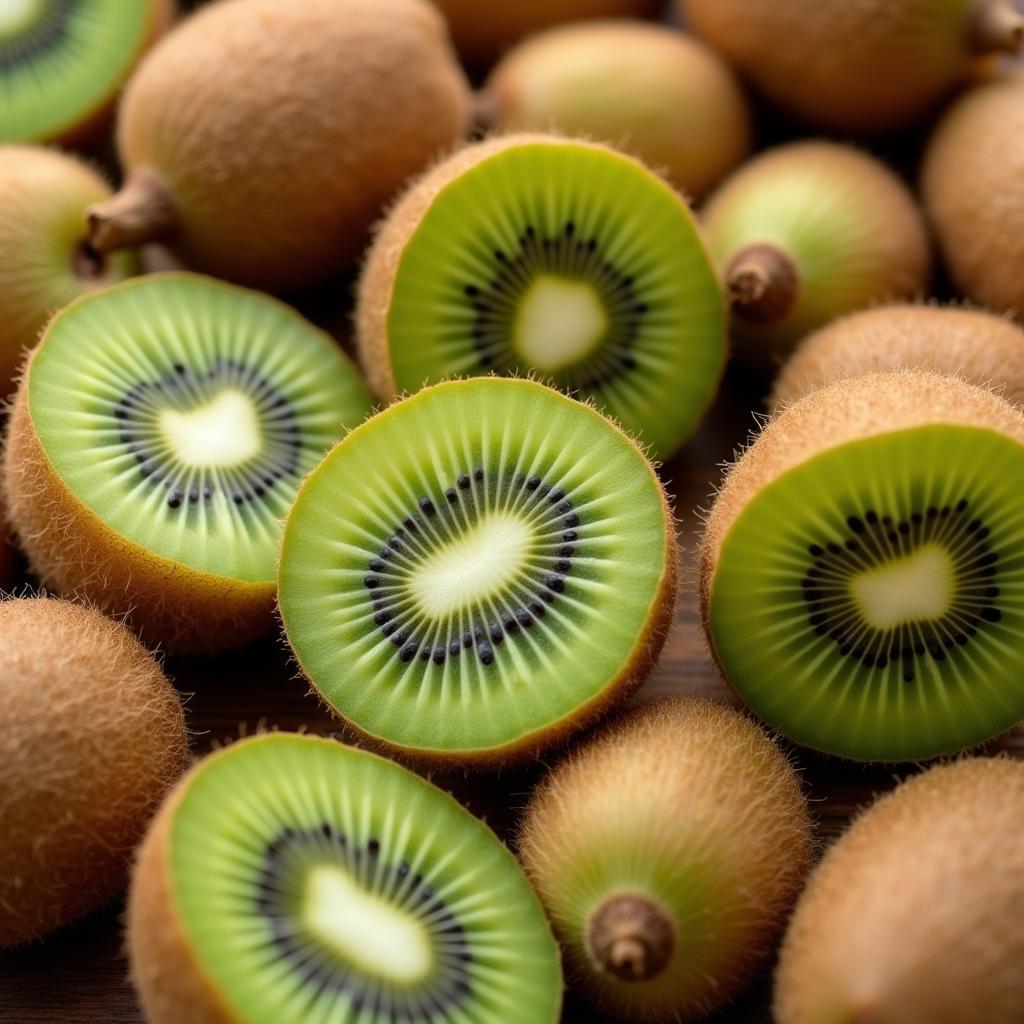 Different varieties of kiwi fruit in Pakistan