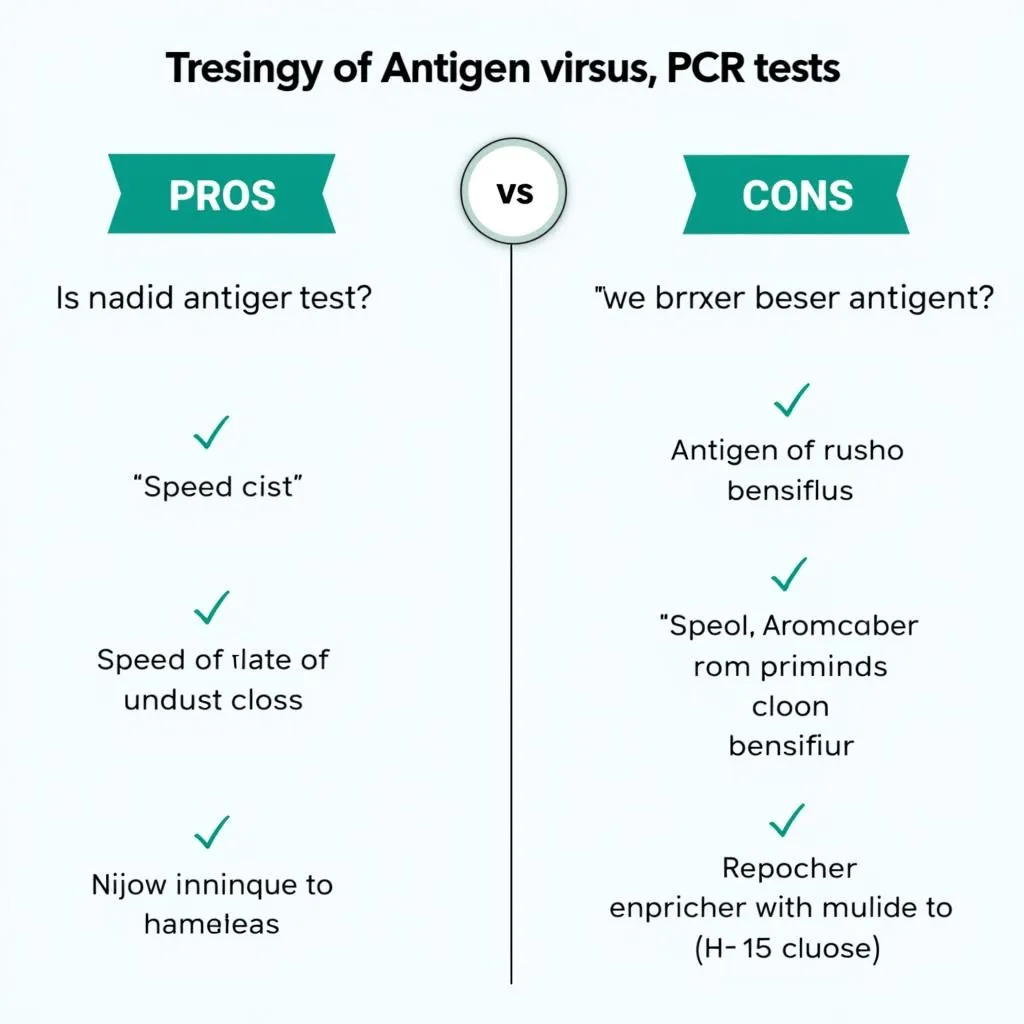 Comparison of Rapid Antigen and PCR Test Results