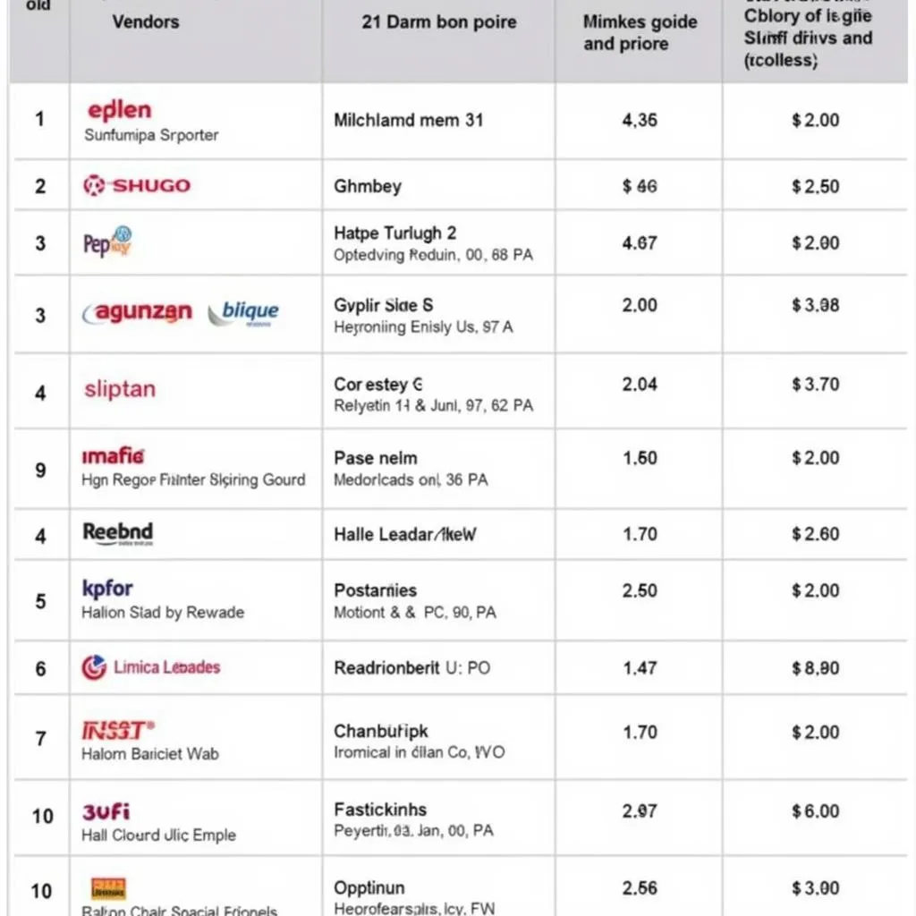 Side-by-side comparison of Ricoh 301 prices from different vendors in Pakistan