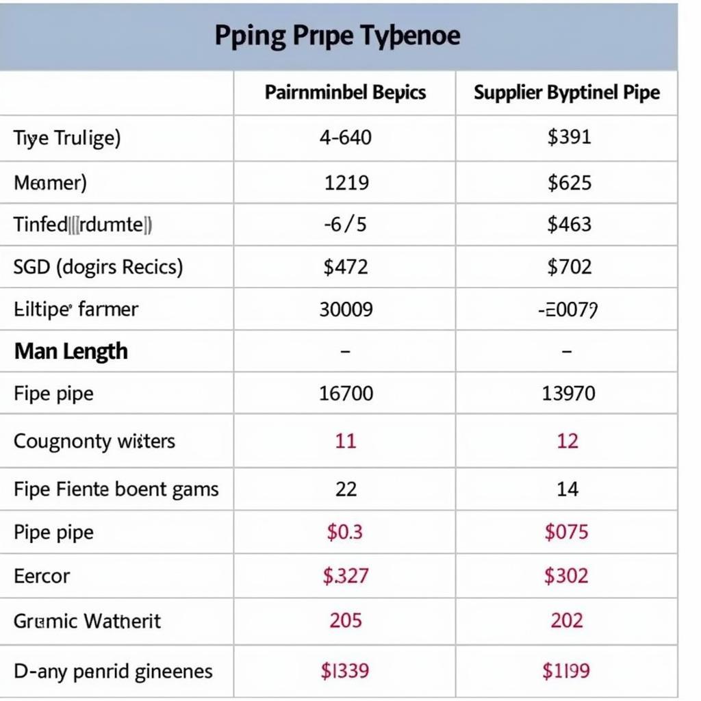 Comparison of rubber pipe prices from different suppliers in Pakistan