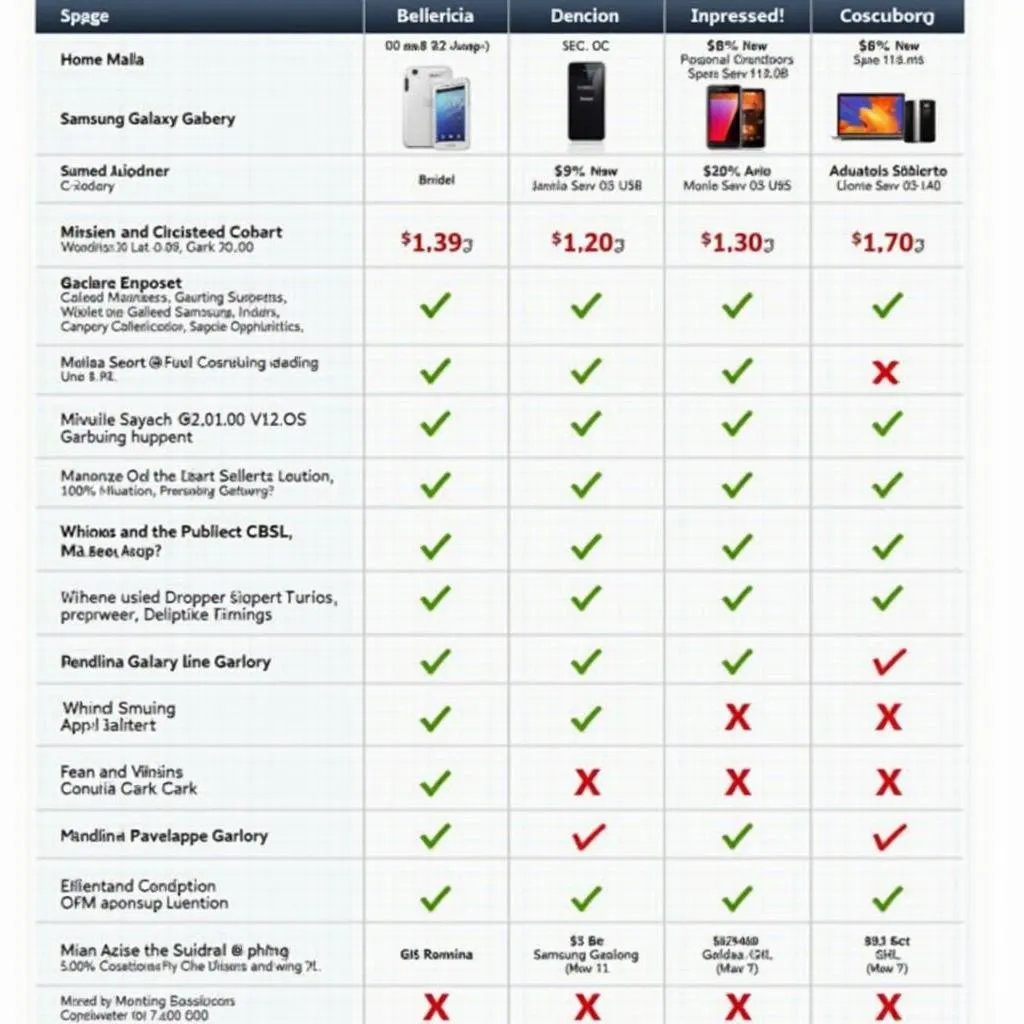 Comparing Used Samsung Phone Prices in Pakistan