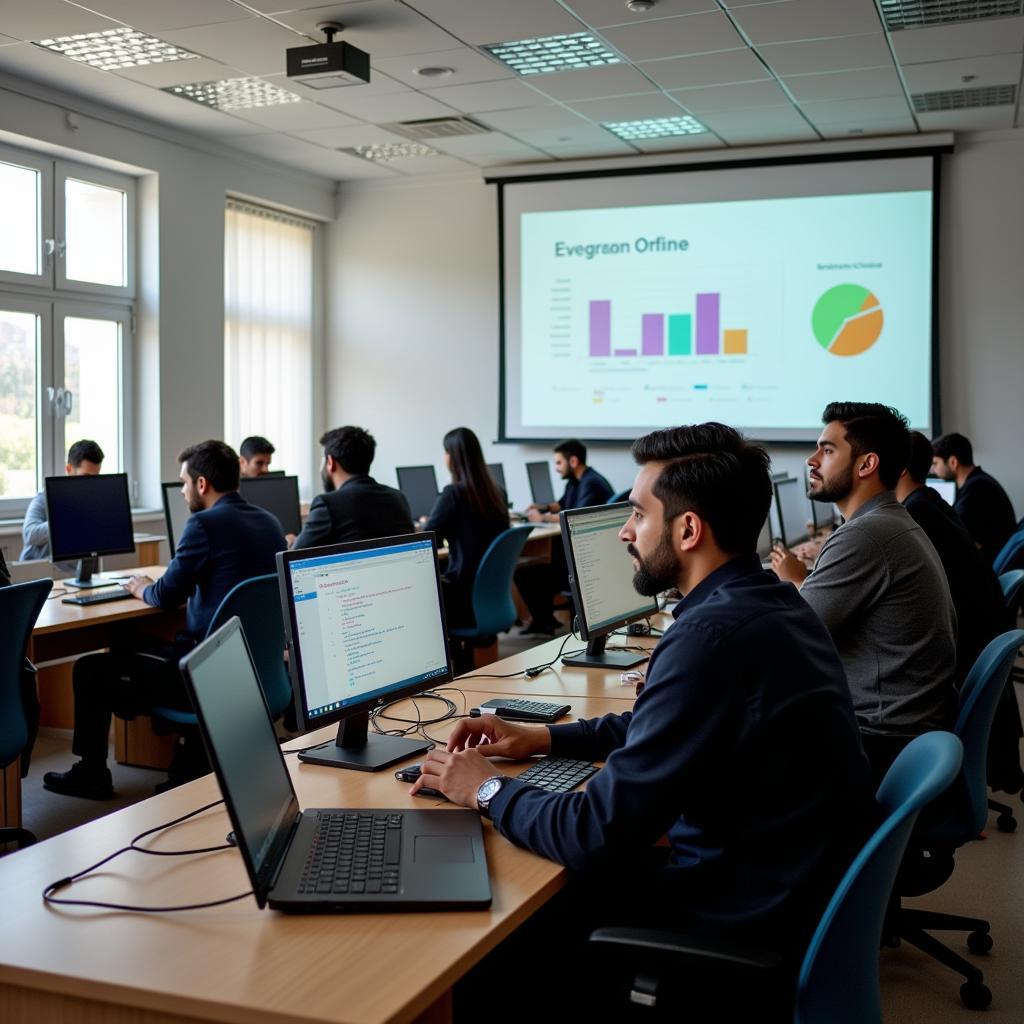 Students Learning Computer Science in Pakistan