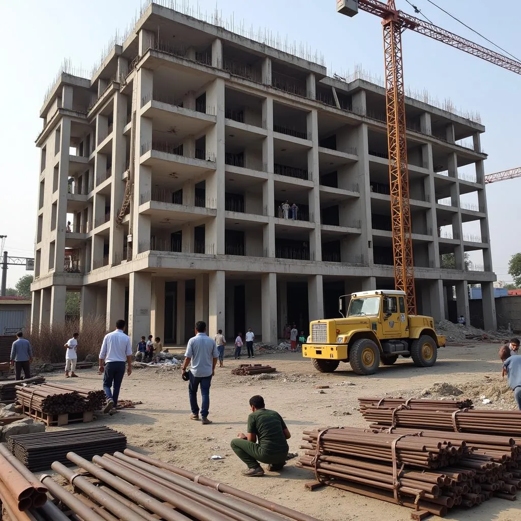 Construction Site in Lahore