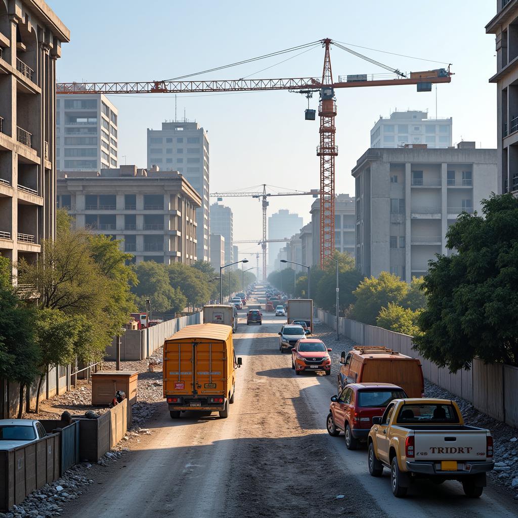 Construction Site in Pakistan