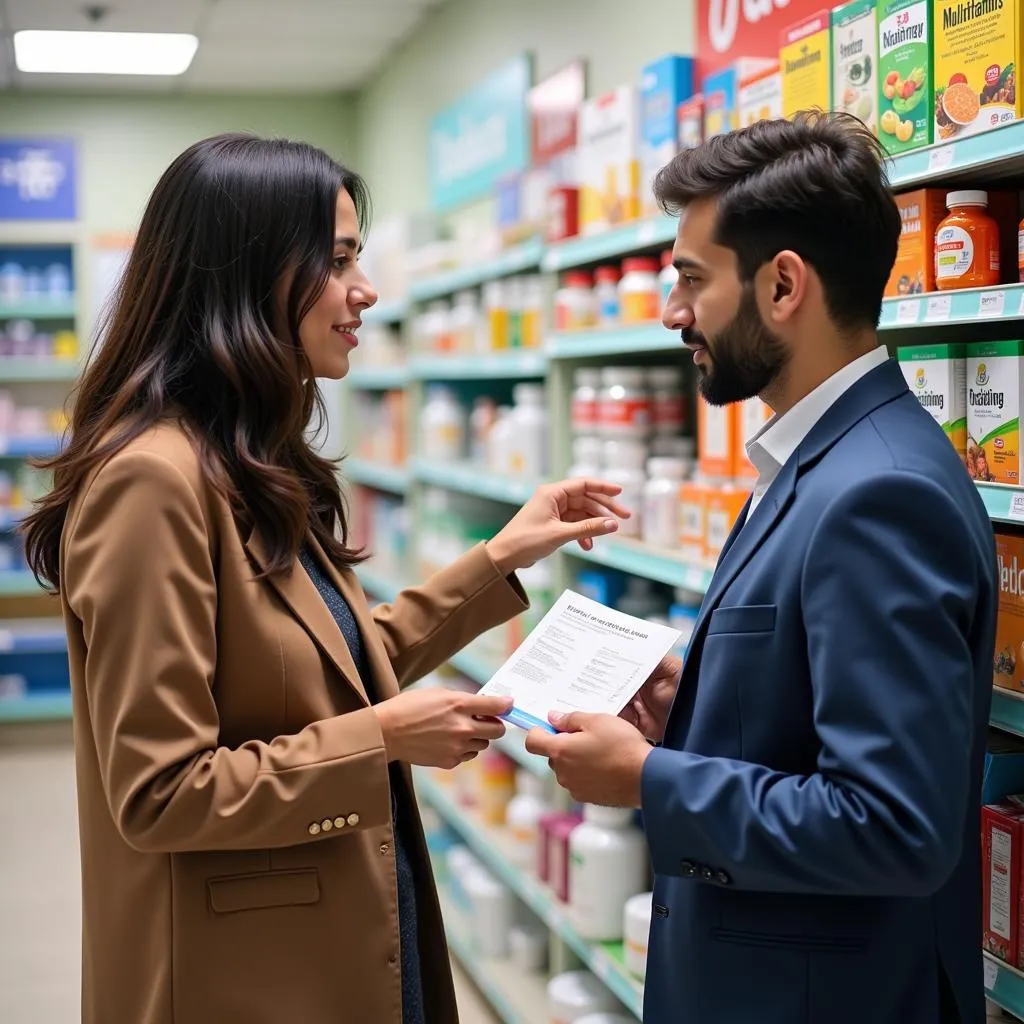 Seeking Advice from a Pharmacist