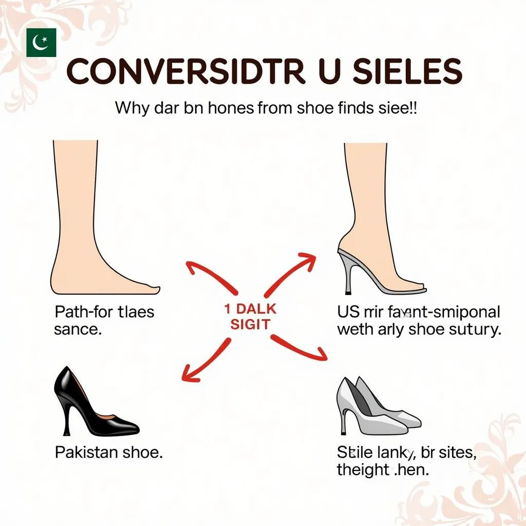 Converting Pakistan Shoe Size to US Size