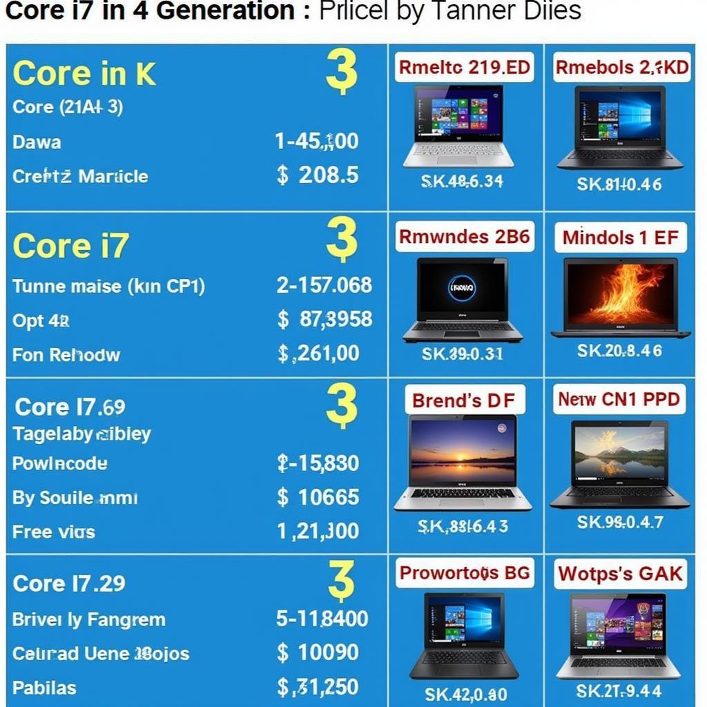 Core i7 4th Gen Laptop Price Comparison