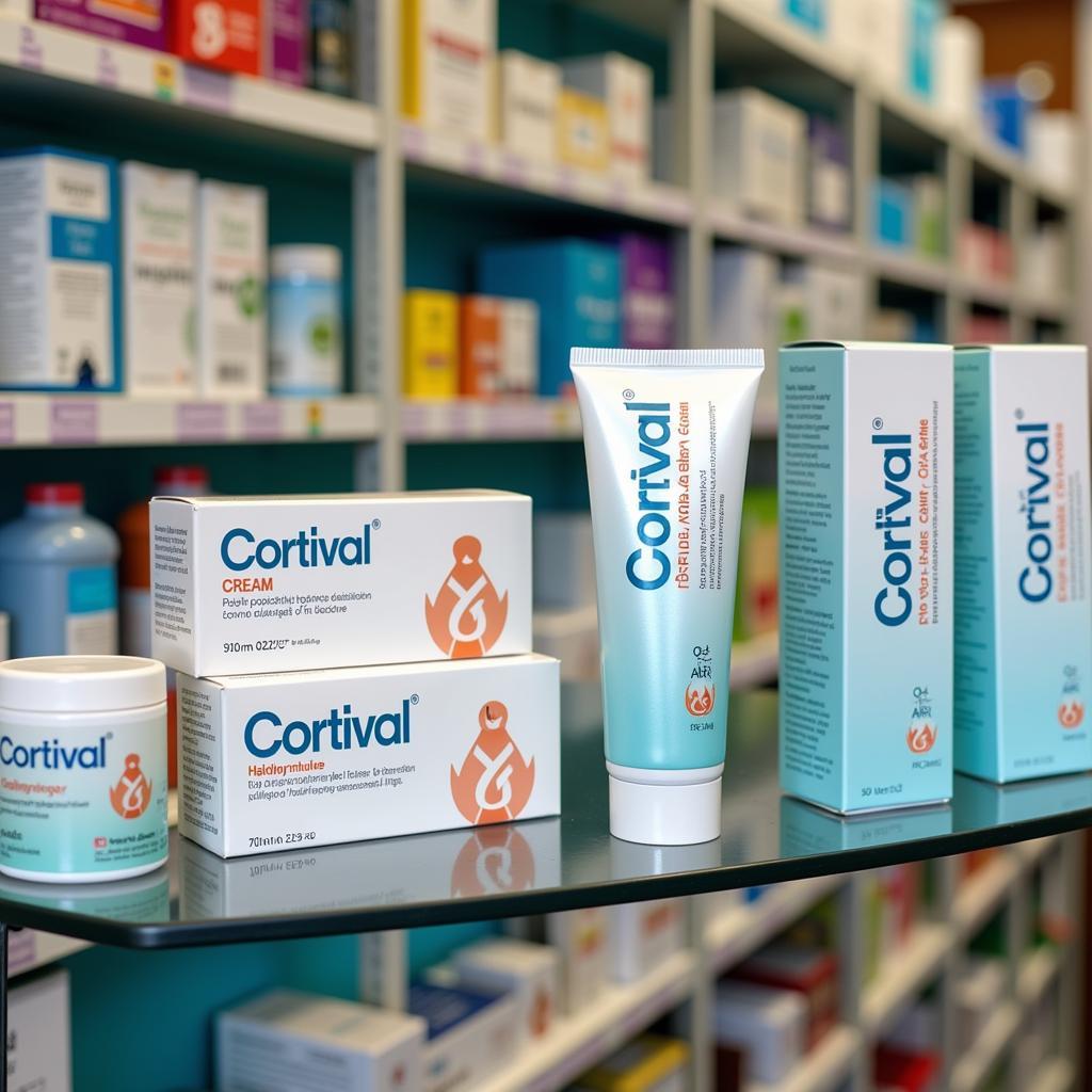 Cortival Cream in Pharmacy