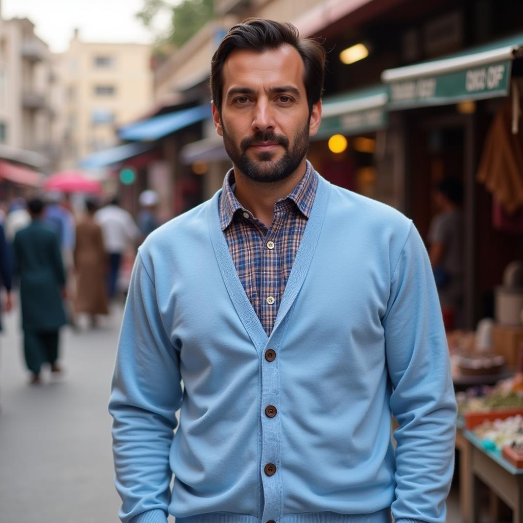 Men's Cotton Cardigan in Pakistan