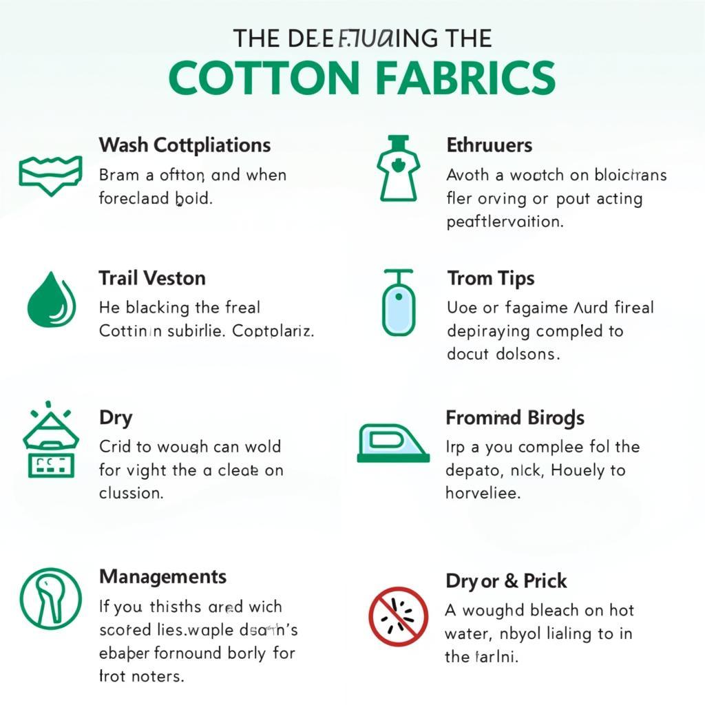 Cotton Fabric Care Tips