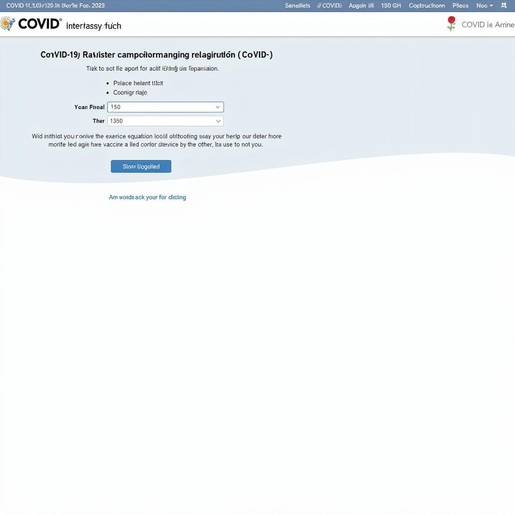 Online Registration for COVID-19 Vaccine in Pakistan