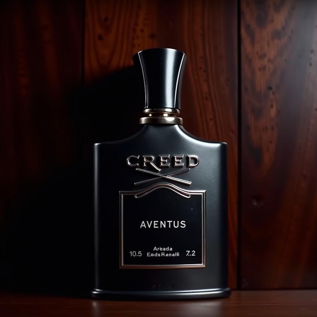 Creed Aventus Perfume Bottle in Black and Silver