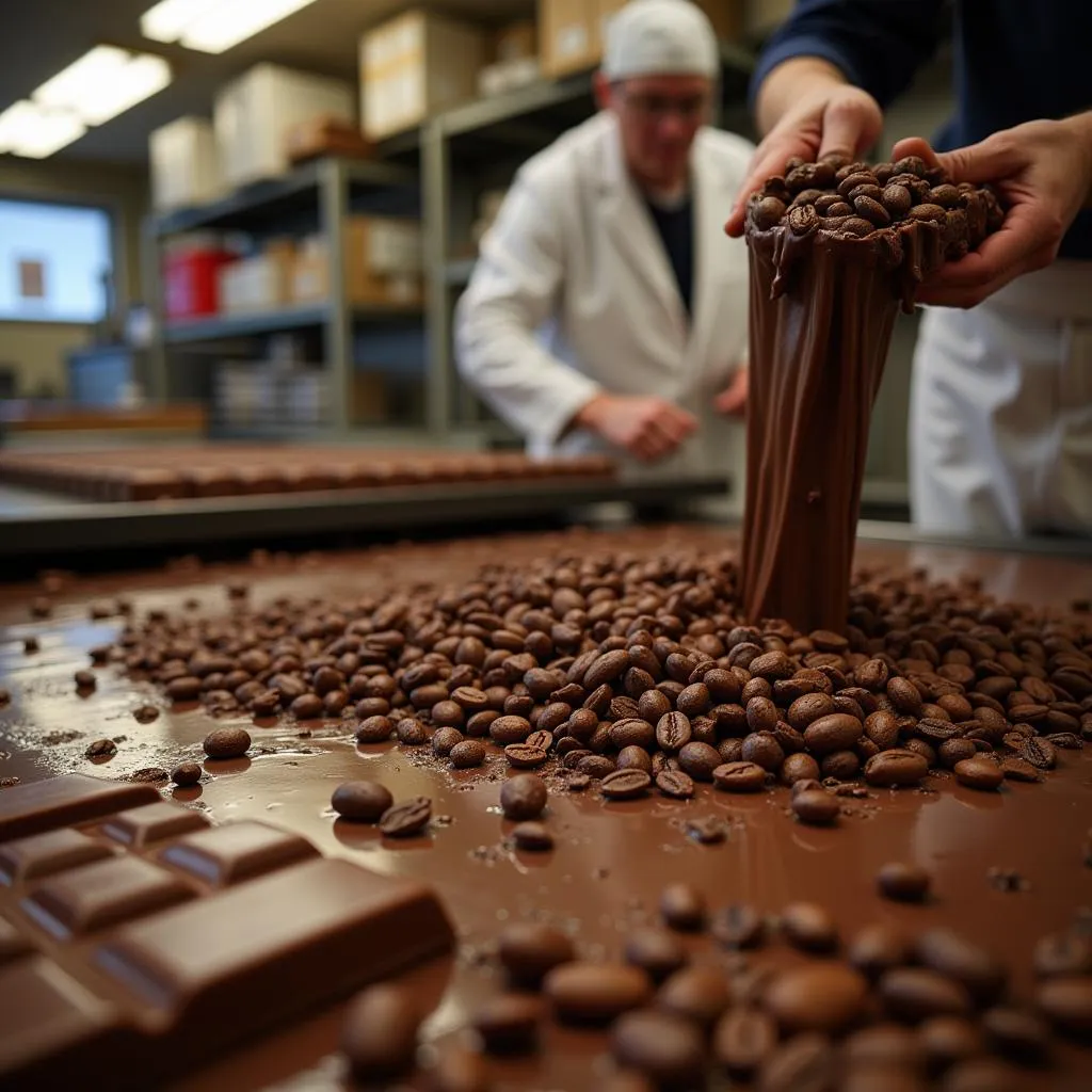 Crown chocolate production line