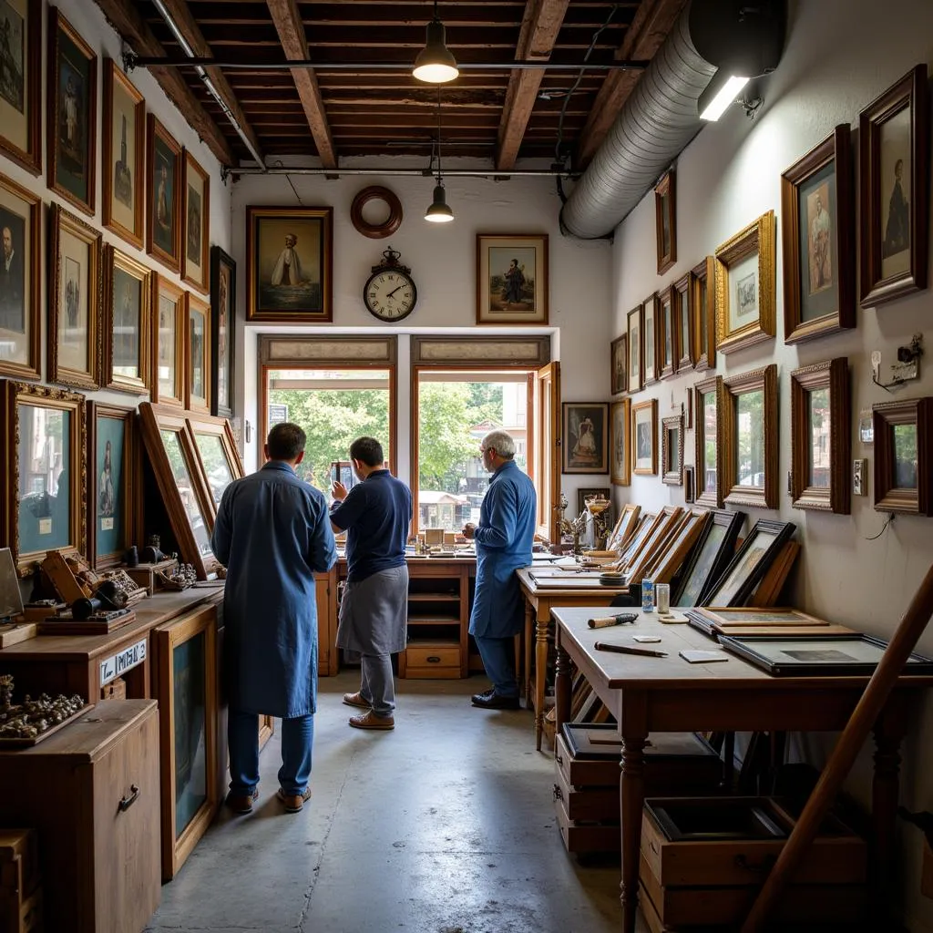 Inside a Custom Framing Shop in Pakistan