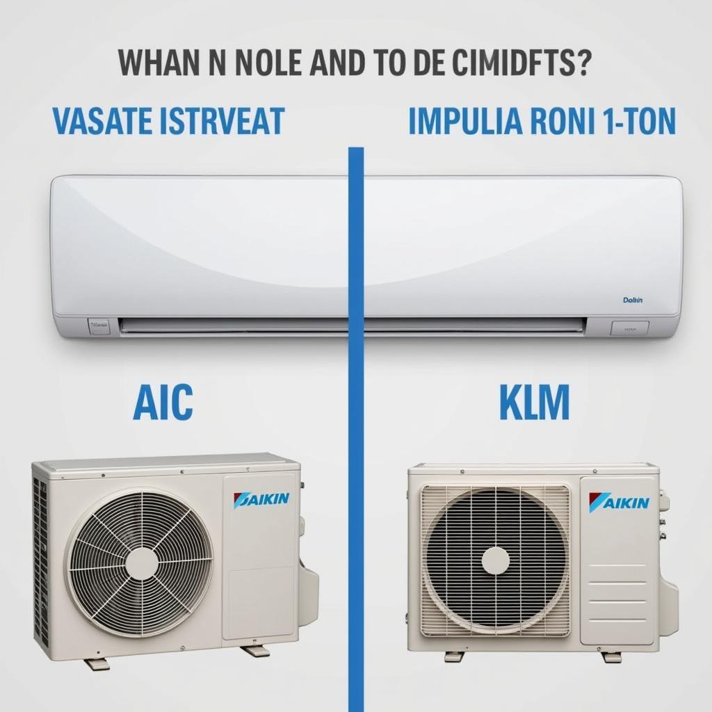 Daikin 1 Ton AC Models in Pakistan