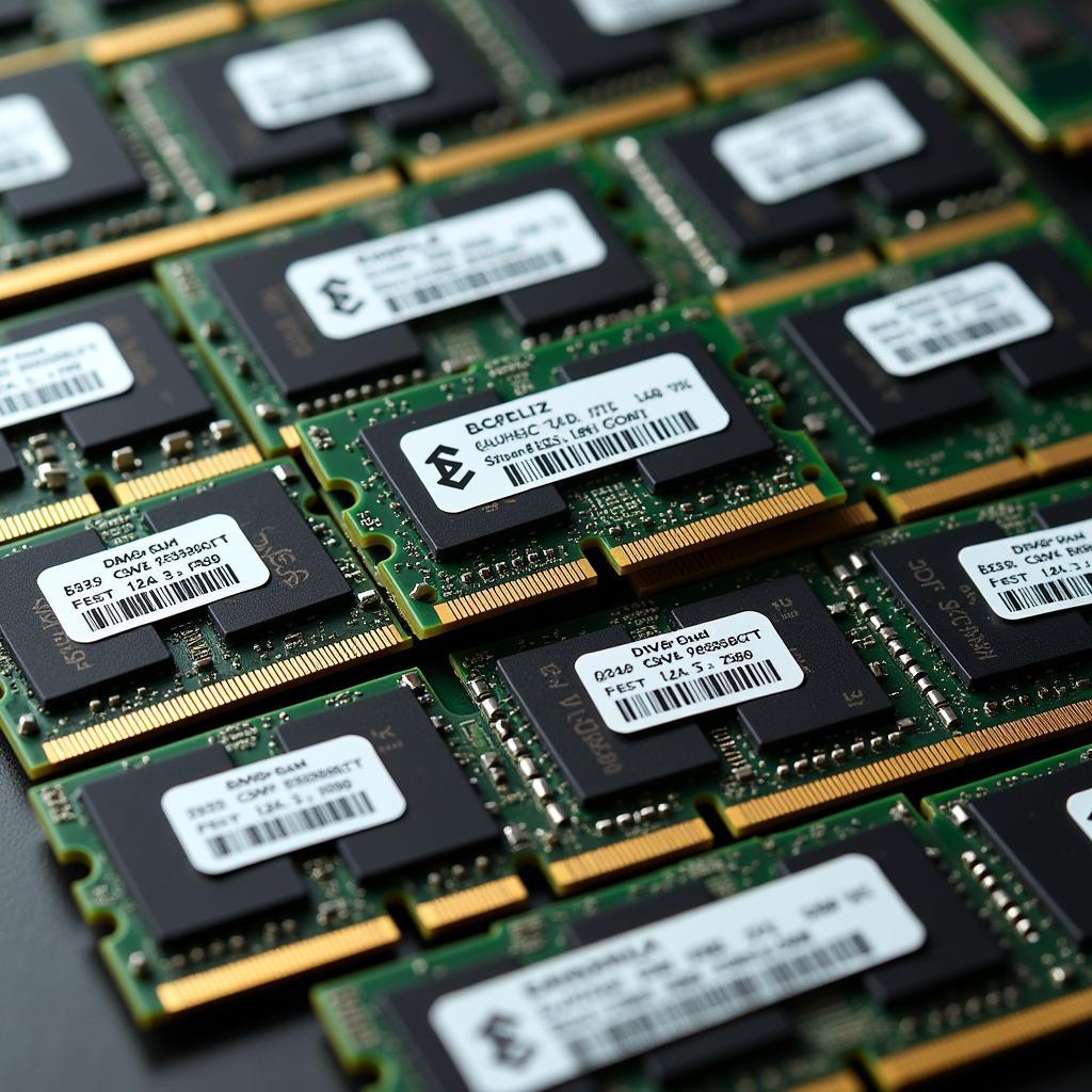 DDR2 RAM Modules of Different Sizes