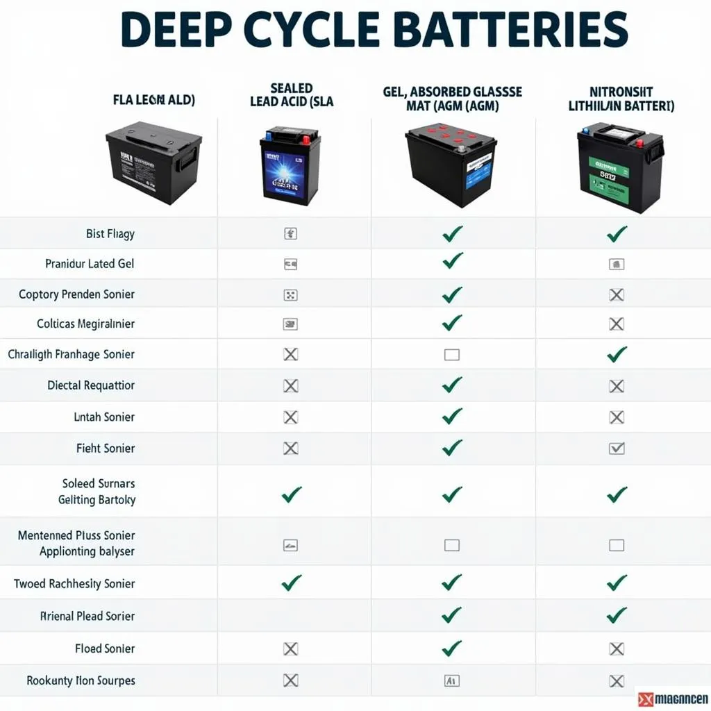 Types of Deep Cycle Batteries