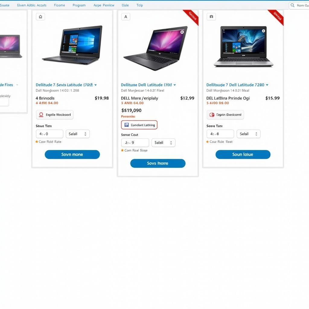 Dell Latitude 7280 on an Online Store