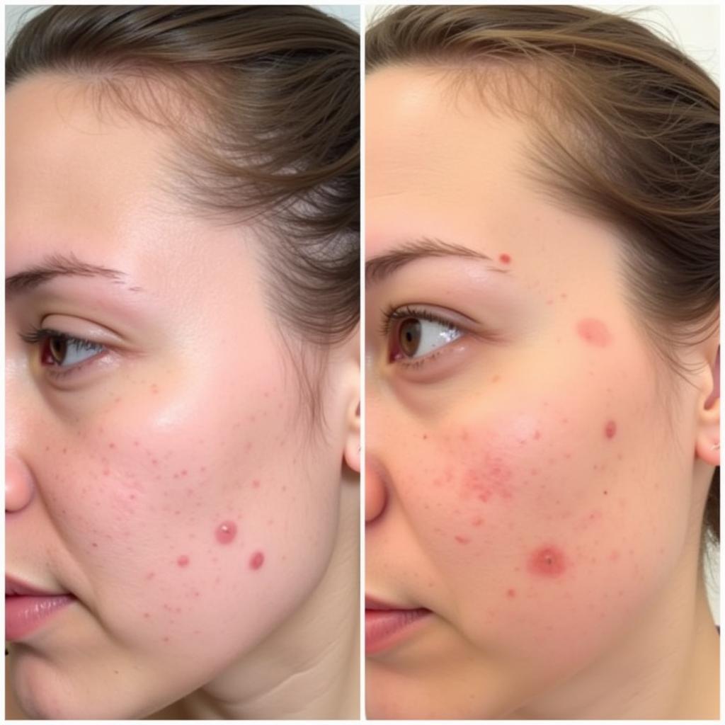 Derma Clear Cleanser Before and After