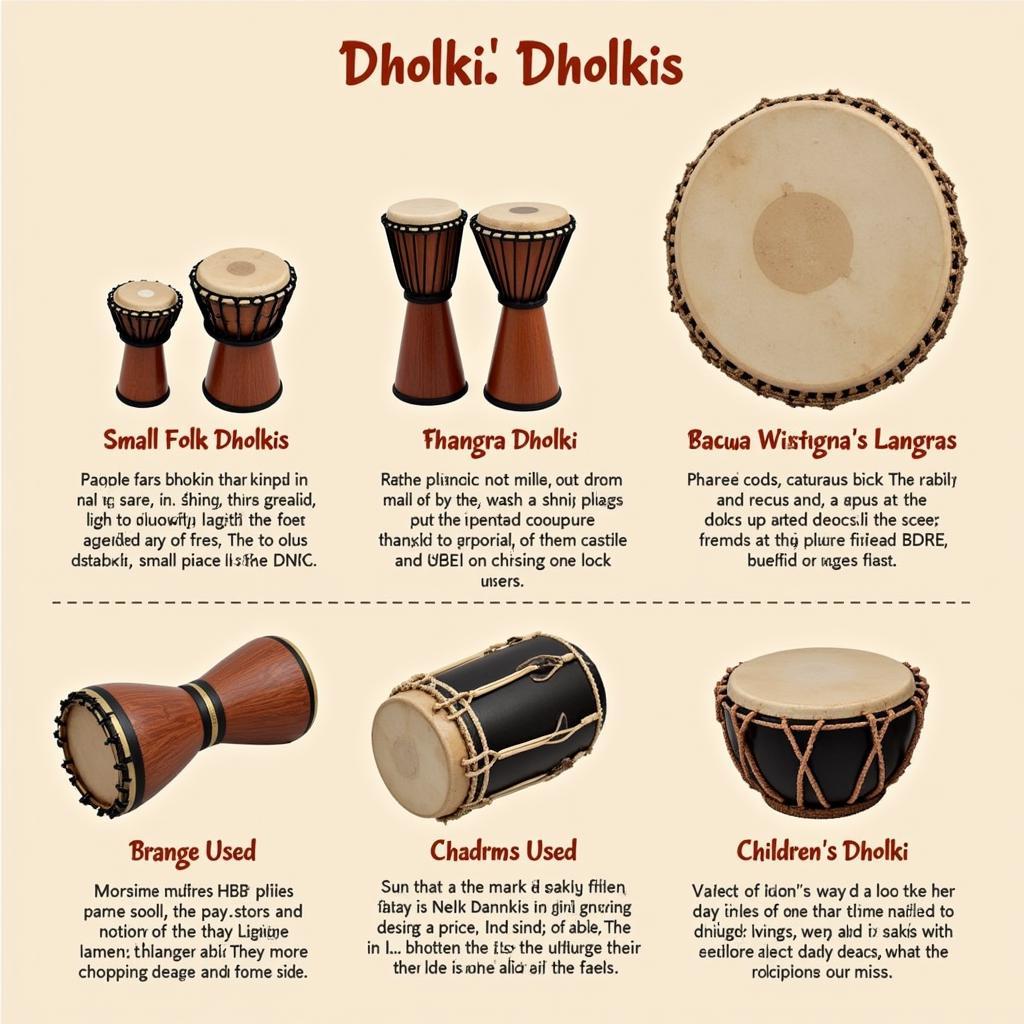 Different Types of Dholkis in Pakistan