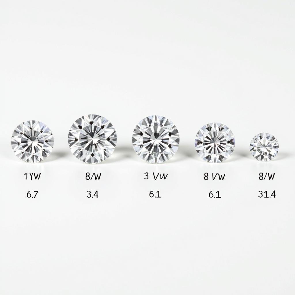 Diamond Carat Size Comparison