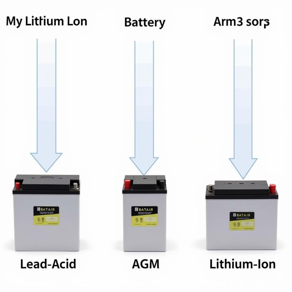 Lead-Acid, AGM and Lithium-Ion batteries