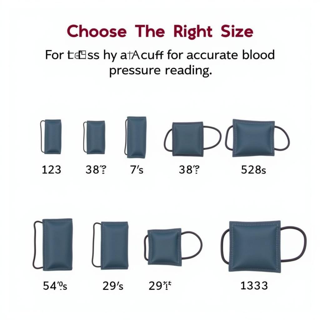 Different BP Apparatus Cuff Sizes