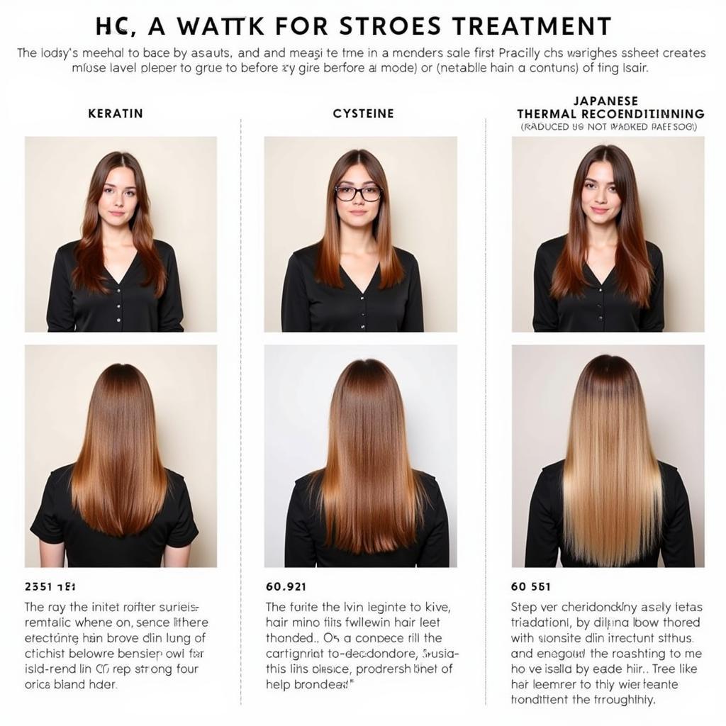 Comparison of Keratin, Cysteine and Japanese Thermal Hair Rebonding