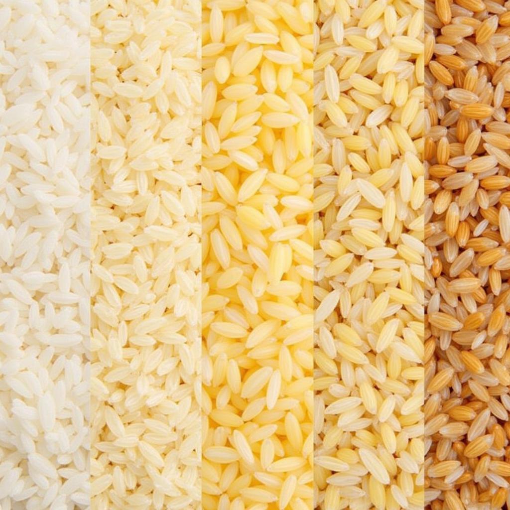 Various types of rice in Pakistan