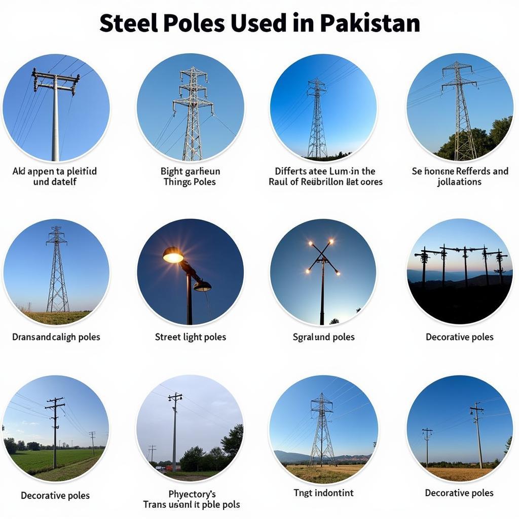 Different Steel Pole Types Available in Pakistan