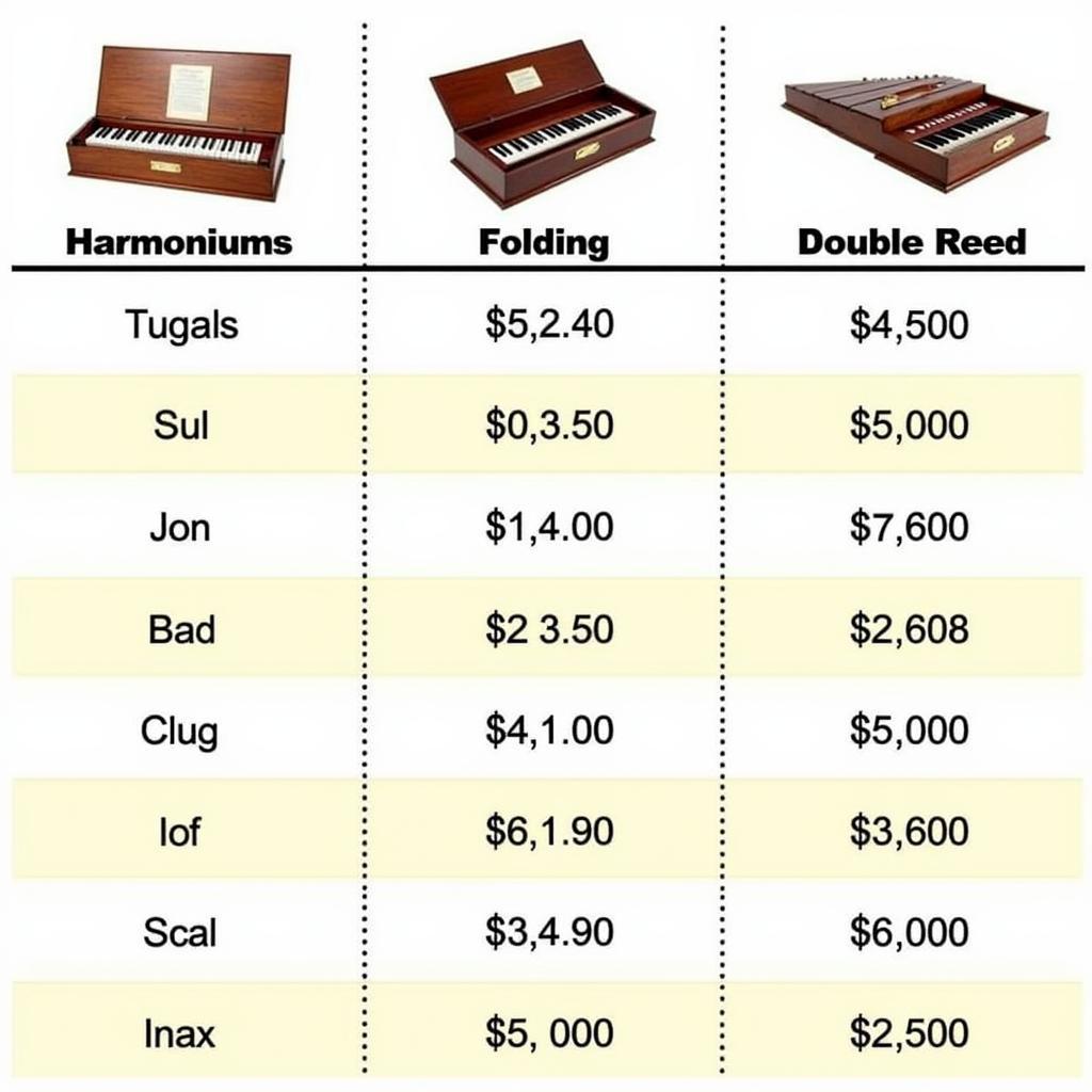 Harmonium Types and Their Price Points