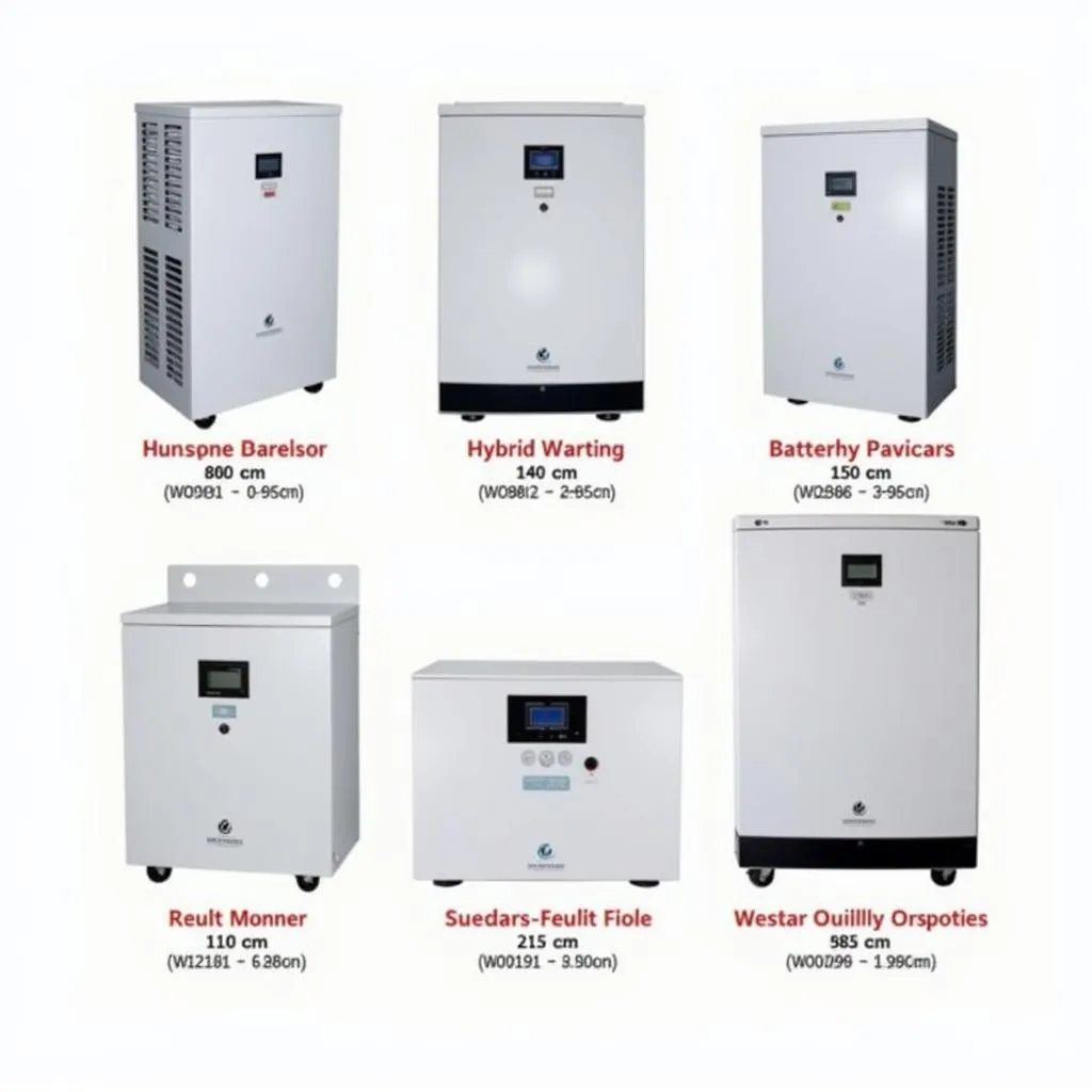 Image showcasing different types of Inverex hybrid inverters available in Pakistan