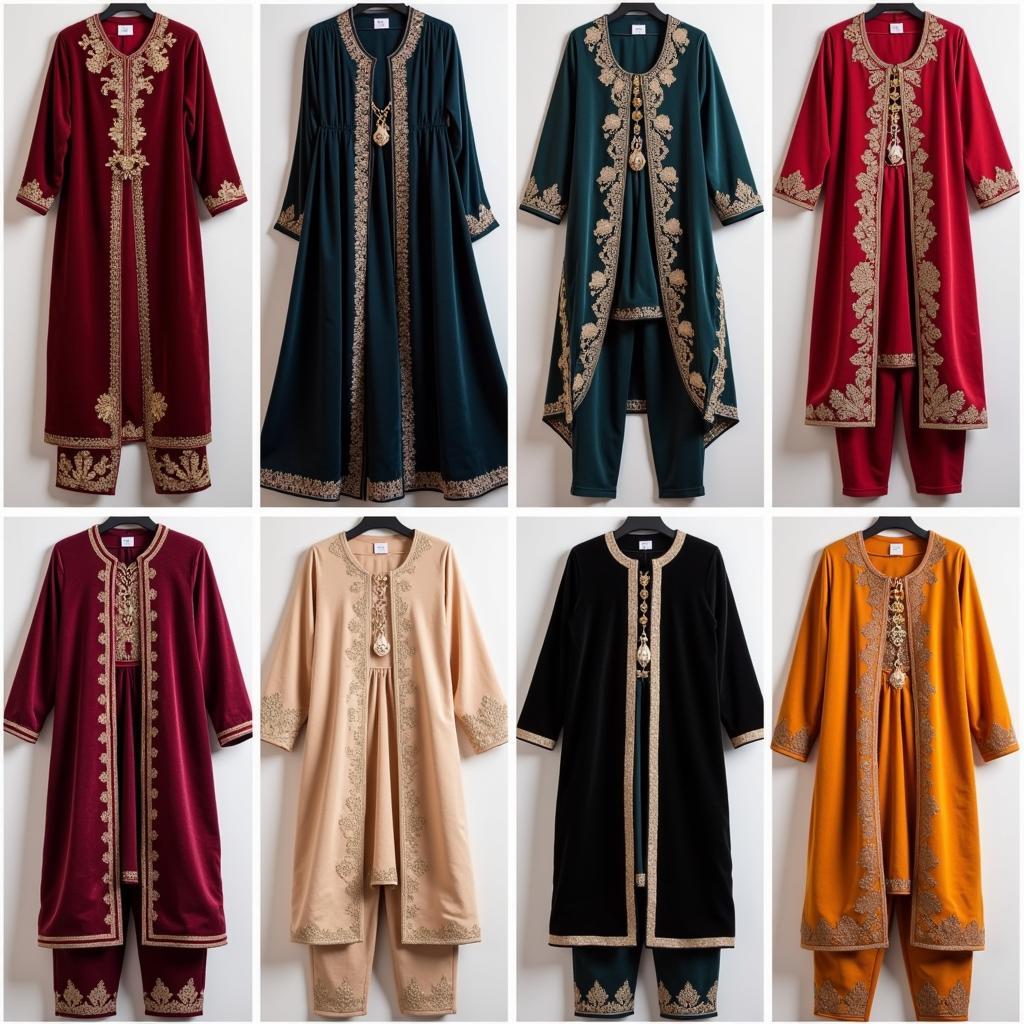 Different Velvet Suit Styles in Pakistan