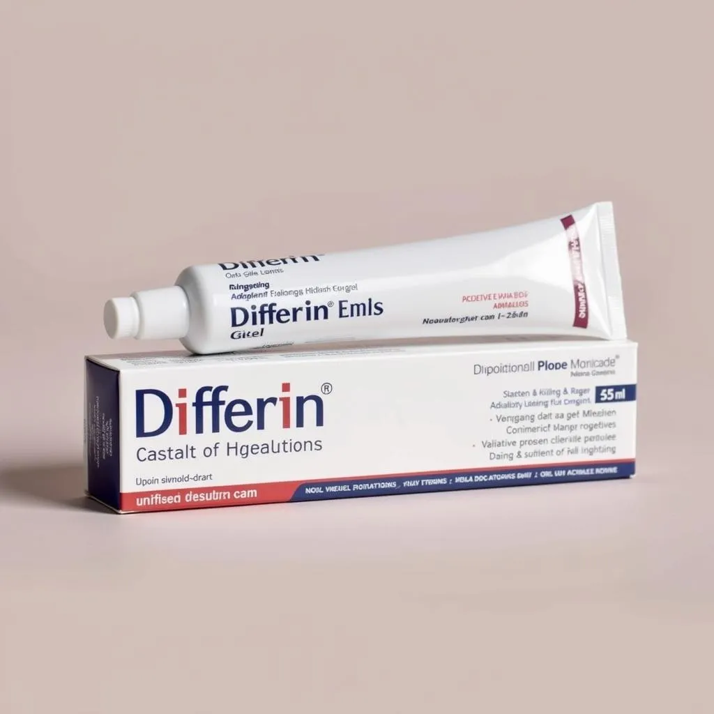 Differin gel packaging in Pakistan