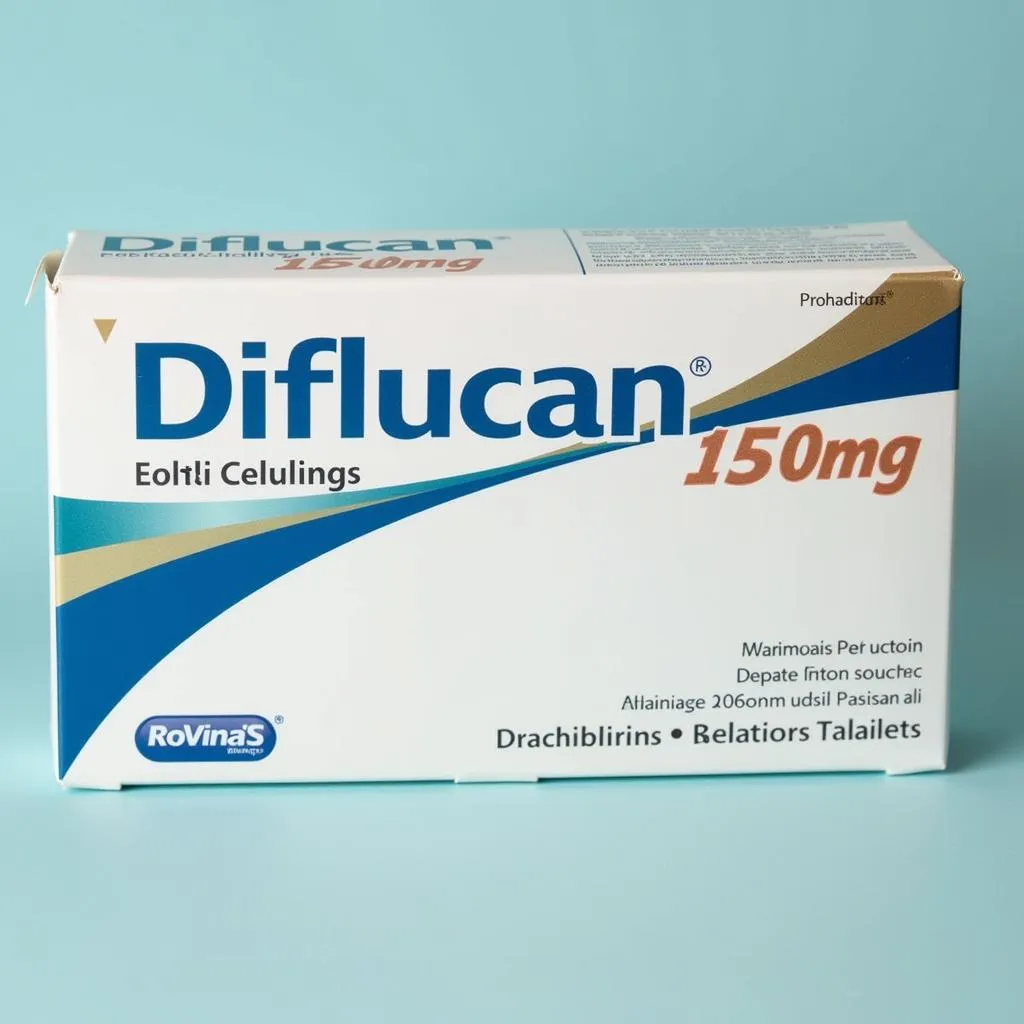 Diflucan 150mg tablets in its packaging