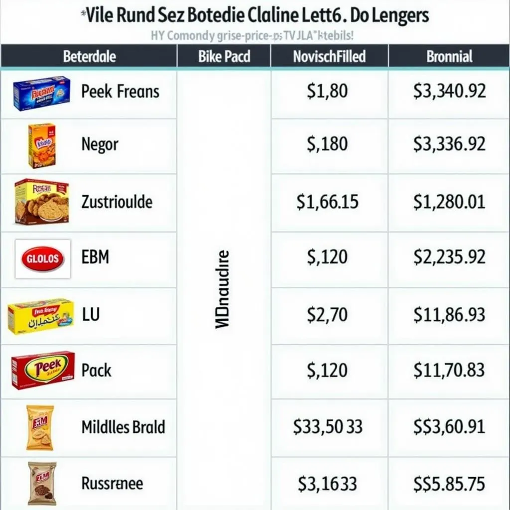 Digestive Biscuit Price Comparison