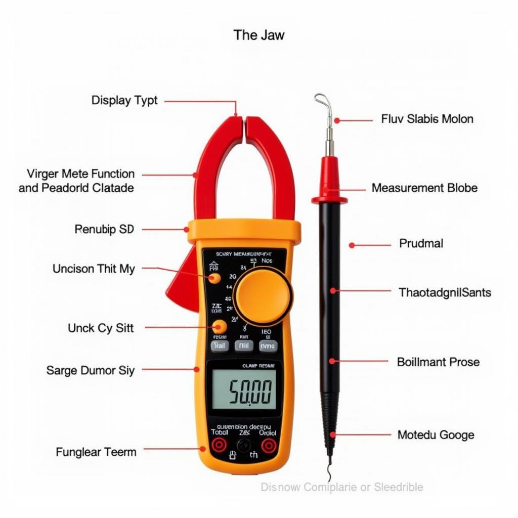 Key features of a digital clamp meter