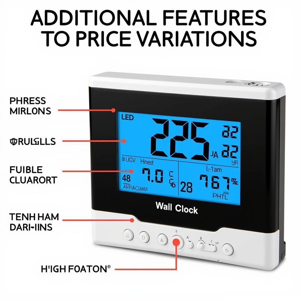 Digital Wall Clock Features Impacting Price