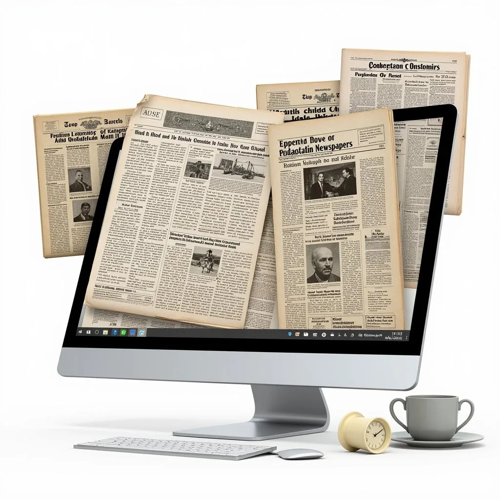 Digitized Pakistani newspapers in online archives