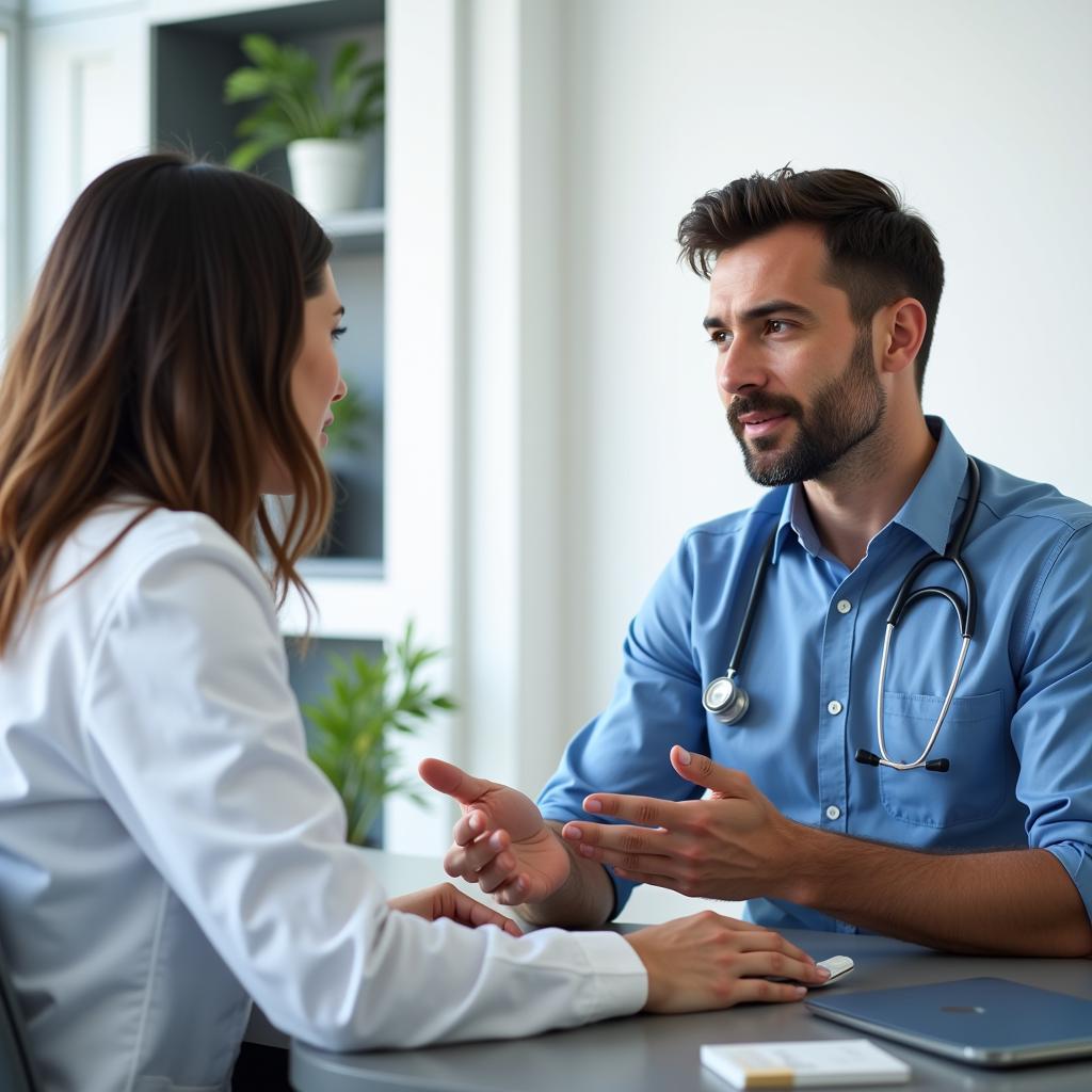 Doctor Consulting Patient