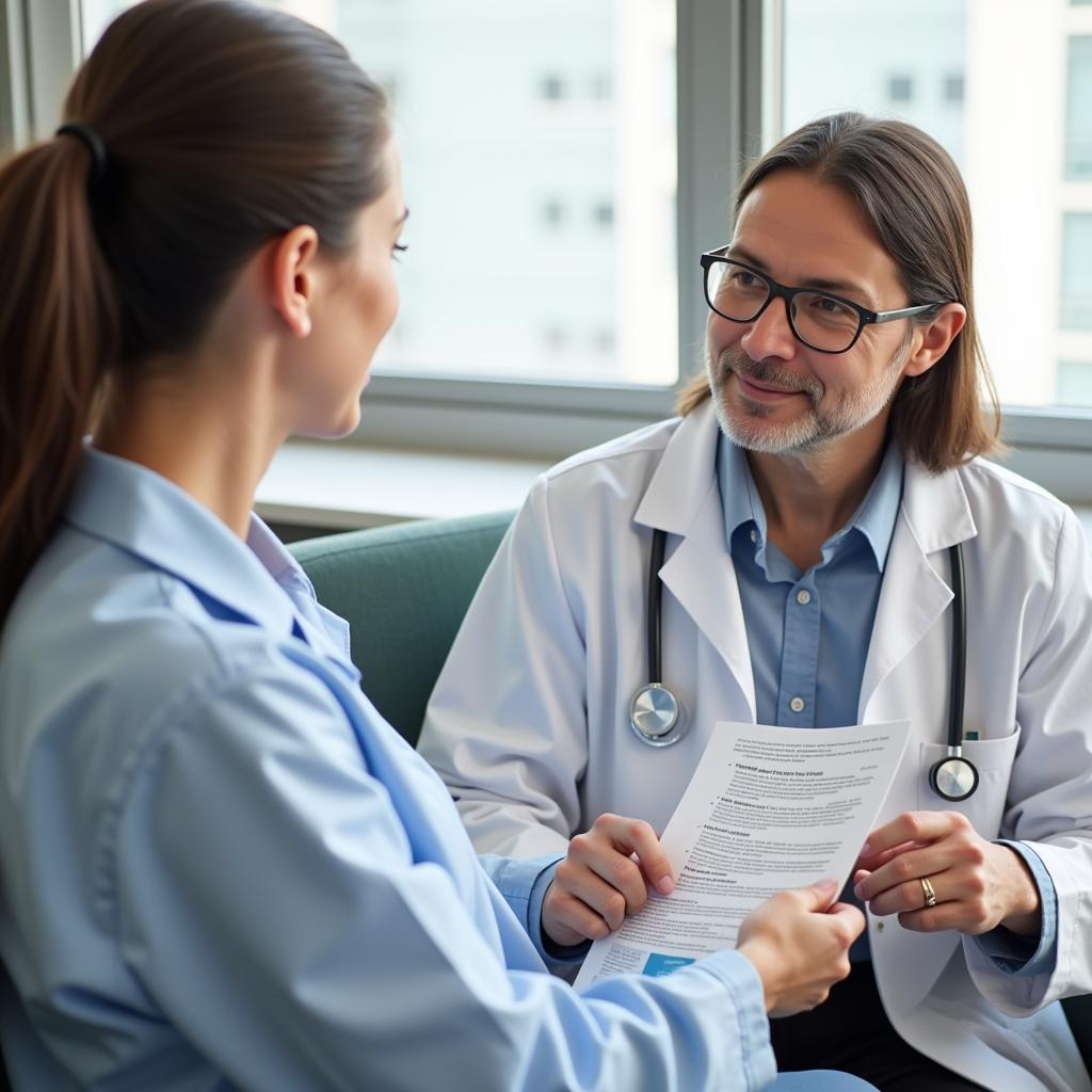 Doctor Discussing Imatet Treatment with a Patient