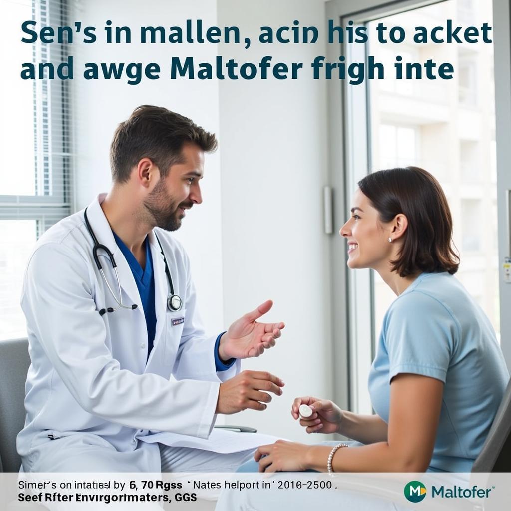 Doctor Consulting Patient about Maltofer