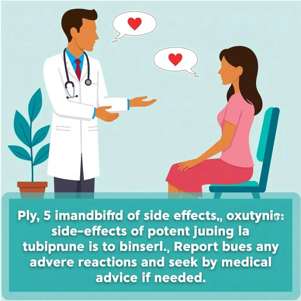 Doctor discussing oxybutynin with patient