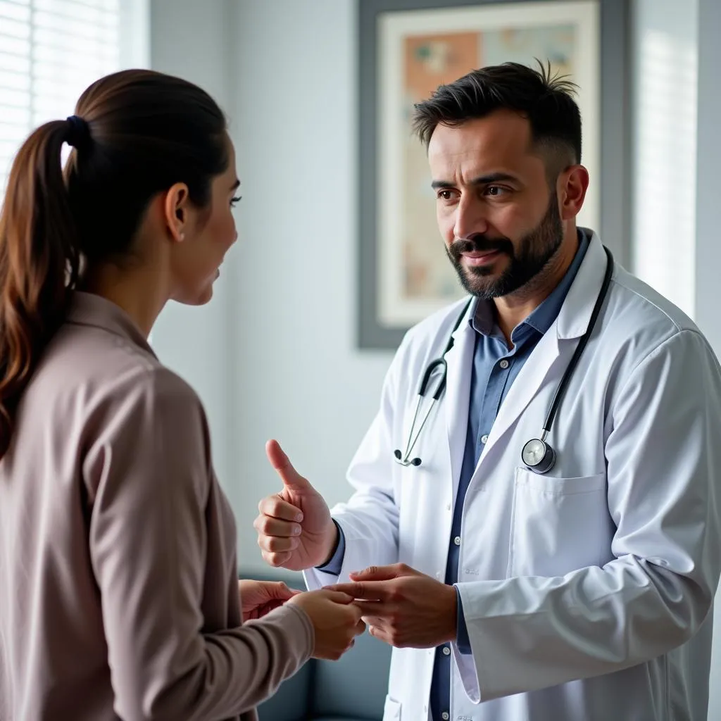 Doctor and Patient Discussing Diabetes in Pakistan